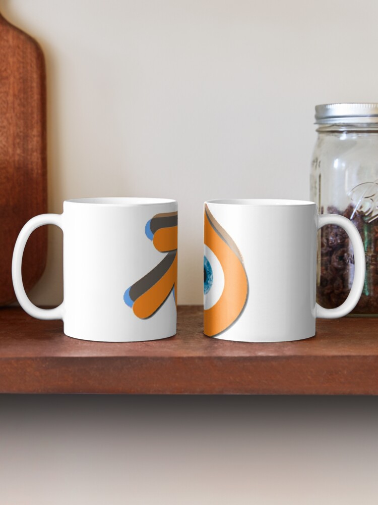 Blender 3D White Logo Coffee Mug for Sale by rbsupercool