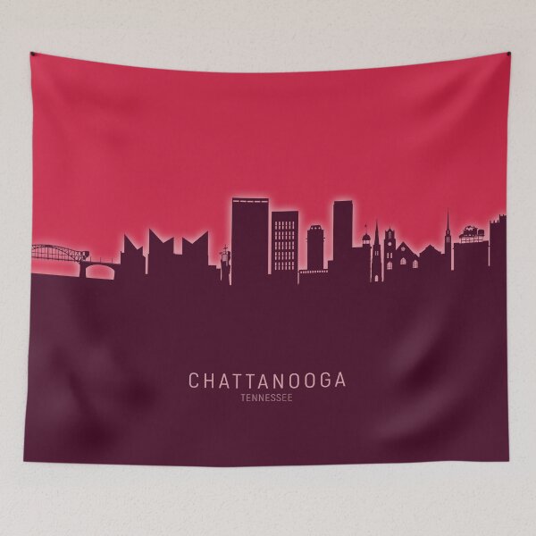 Item preview, Chattanooga Tennessee Skyline designed and sold by ArtPrints.