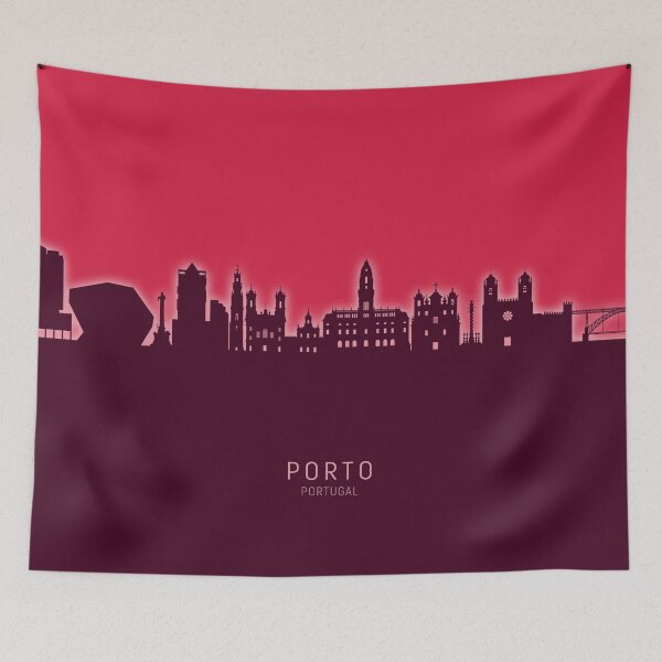 Item preview, Porto Portugal Skyline designed and sold by ArtPrints.