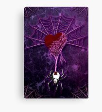 Black Widow (Purple) Canvas Print