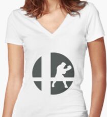 Little Mac - Super Smash Bros. Women's Fitted V-Neck T-Shirt