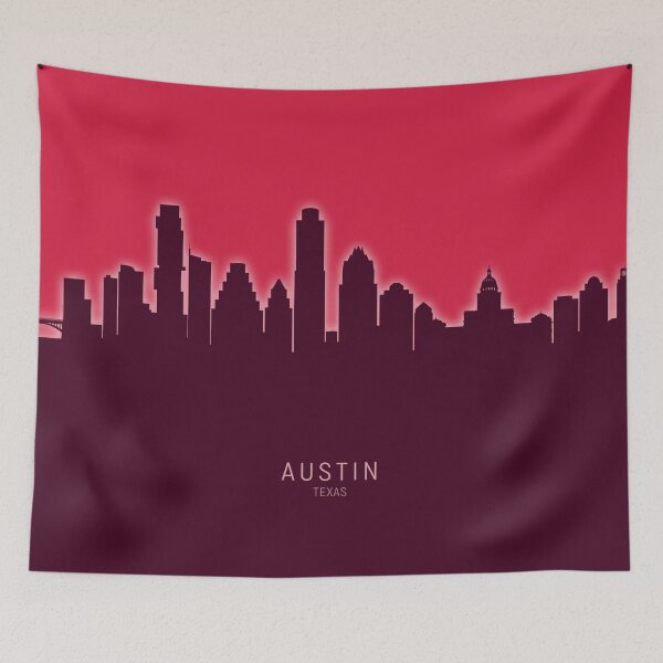 Item preview, Austin Texas Skyline designed and sold by ArtPrints.