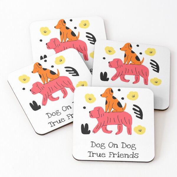 Item preview, DTEH Dog On Dog - True Friends Unisex   designed and sold by DTEH.