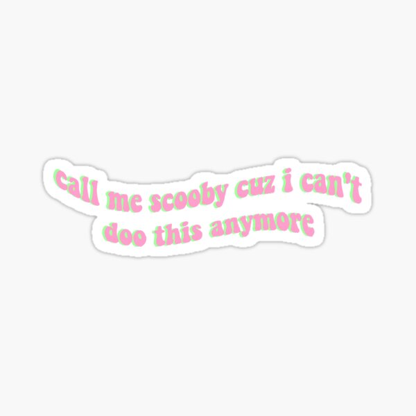 Scooby Doo Stickers | Redbubble