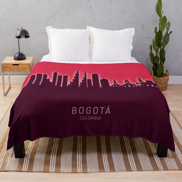 Aperçu de l'œuvre Bogotá Colombia Skyline créée et vendue par ArtPrints.