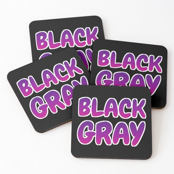 Item preview, Black Gray sticker designed and sold by KGN  CREATIVITY.