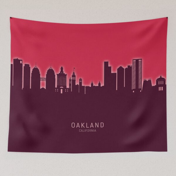 Item preview, Oakland California Skyline designed and sold by ArtPrints.