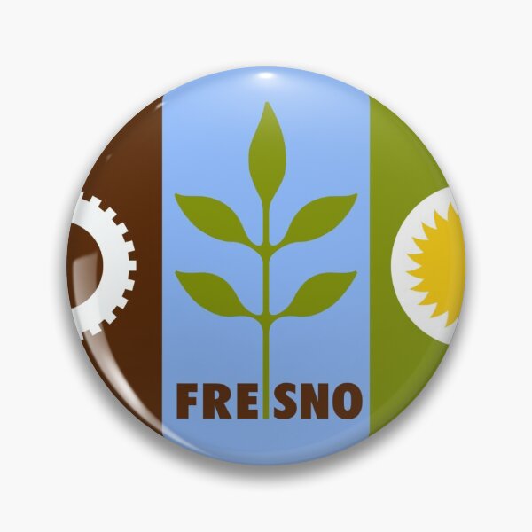 Item preview, Fresno California City Mask designed and sold by FiveRedBats.