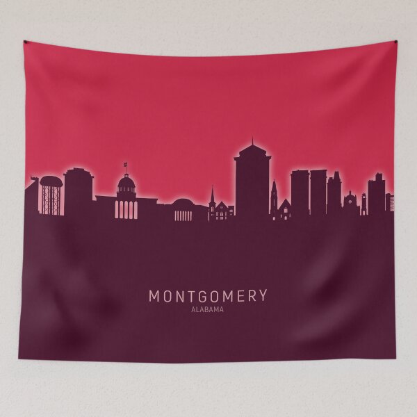 Item preview, Montgomery Alabama Skyline designed and sold by ArtPrints.