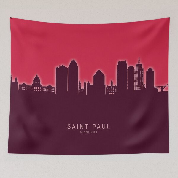 Item preview, Saint Paul Minnesota Skyline designed and sold by ArtPrints.