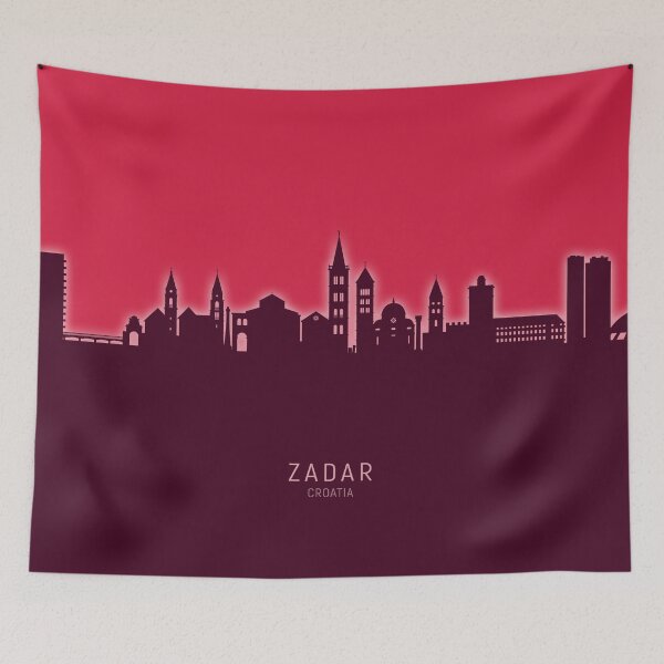 Item preview, Zadar Croatia Skyline designed and sold by ArtPrints.