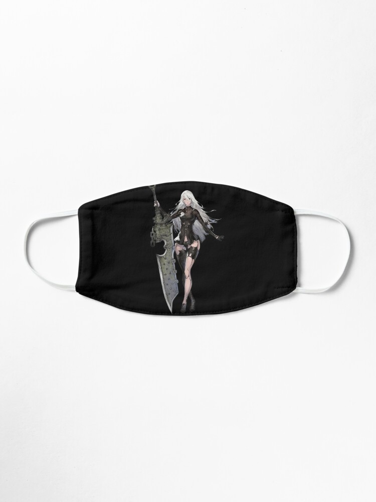 nier automata a2 sword stance mask by animecult redbubble nier automata a2 sword stance mask by animecult redbubble