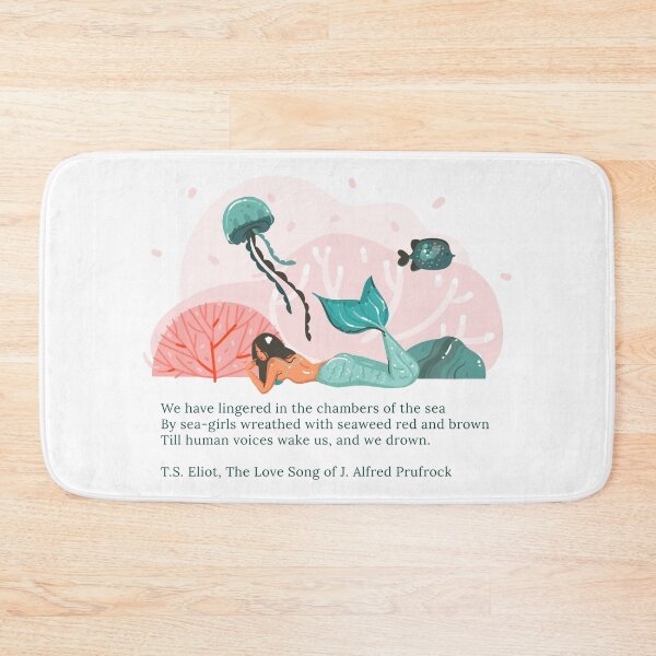 Item preview, Mythical Pastel Mermaid Fantasy Meets T.S Eliot designed and sold by flying-flamingo.