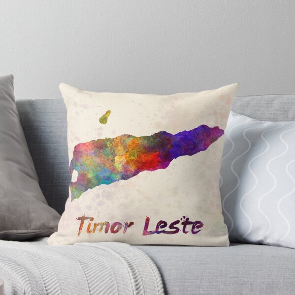 Item preview, Timor Leste watercolor map designed and sold by paulrommer.