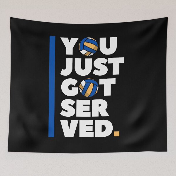 Item preview, Funny Volleyball Saying You just got served designed and sold by JustCreativity.