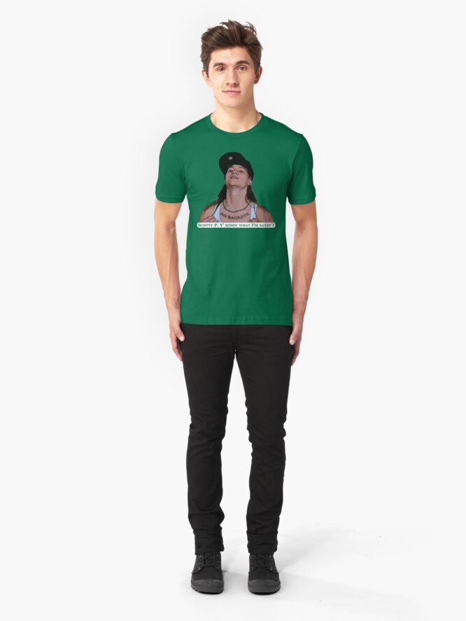 Alternate view of Scotty P Y' Know What I'm Sayin'? Slim Fit T-Shirt