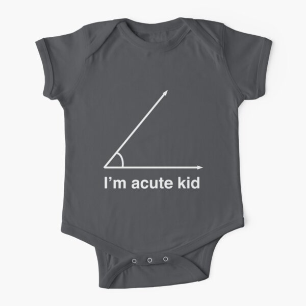 I'm Acute Kid Short Sleeve Baby One-Piece