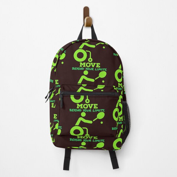 Item preview, move beyond your limits. differently abled individual, playing tennis designed and sold by doctors-apparel.