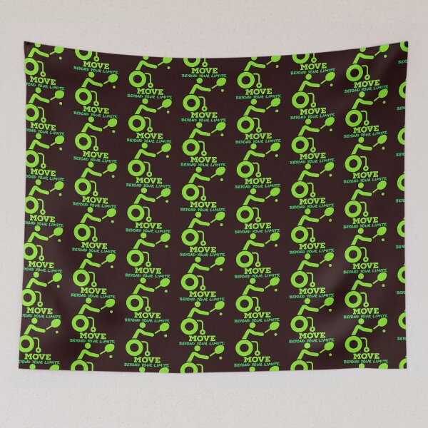 Item preview, move beyond your limits. differently abled individual, playing tennis designed and sold by doctors-apparel.
