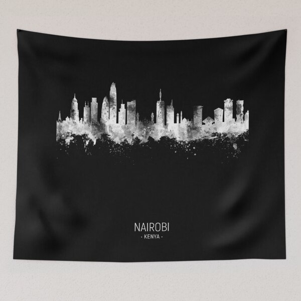 Item preview, Nairobi Kenya Skyline designed and sold by ArtPrints.