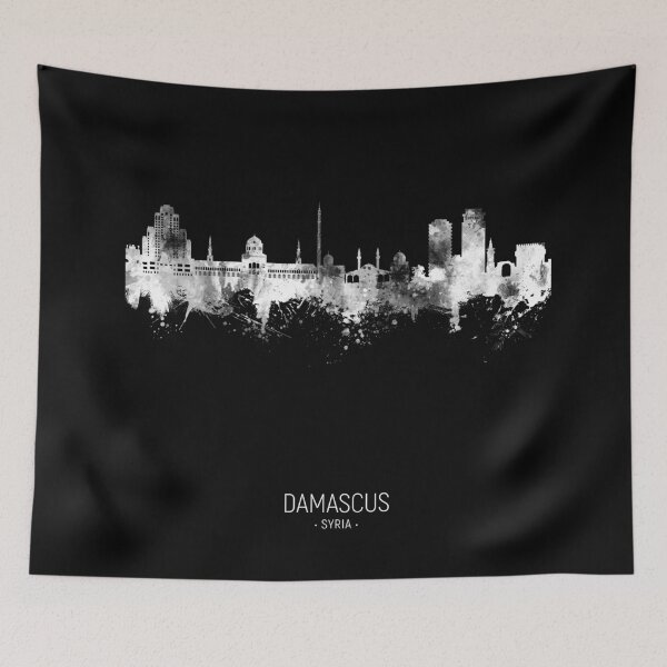 Item preview, Damascus Syria Skyline designed and sold by ArtPrints.