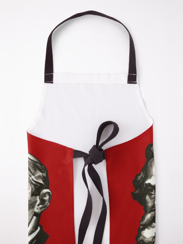 Alternate view of Marx, Engels and Lenin  Apron