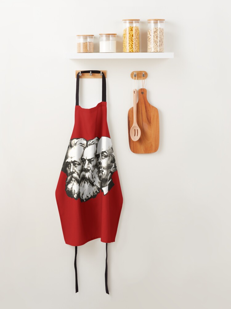 Alternate view of Marx, Engels and Lenin Apron