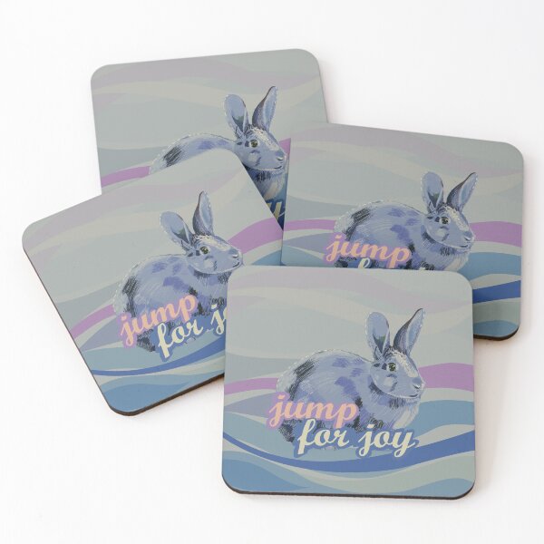 Item preview, Blue rabbit, jump for joy designed and sold by korasi.