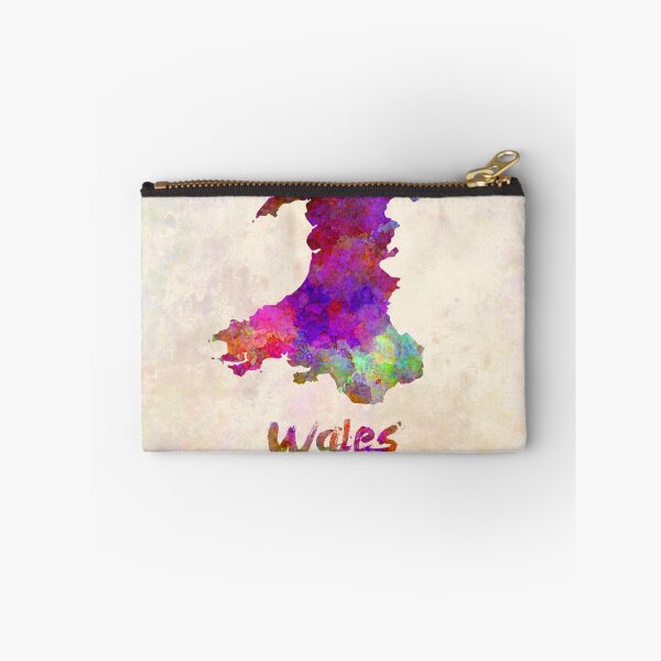 Item preview, Wales watercolor map designed and sold by paulrommer.