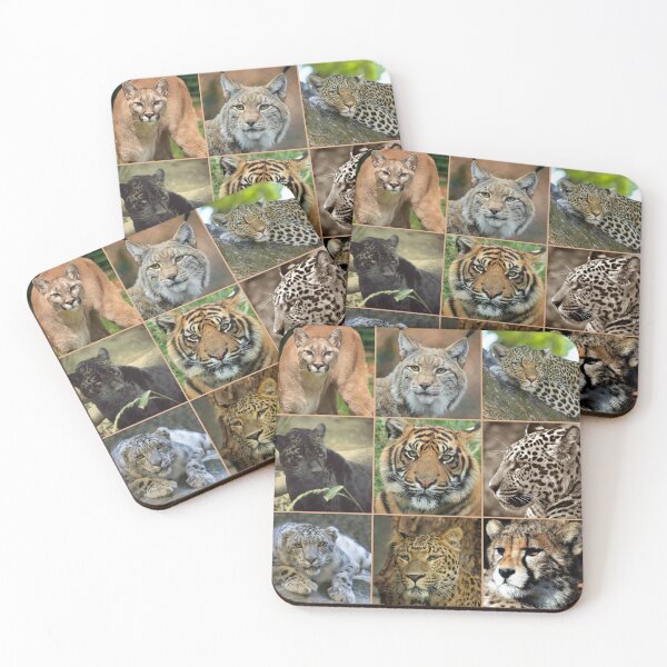 Item preview, Big Cats Collage designed and sold by Irina Polyanskaya.