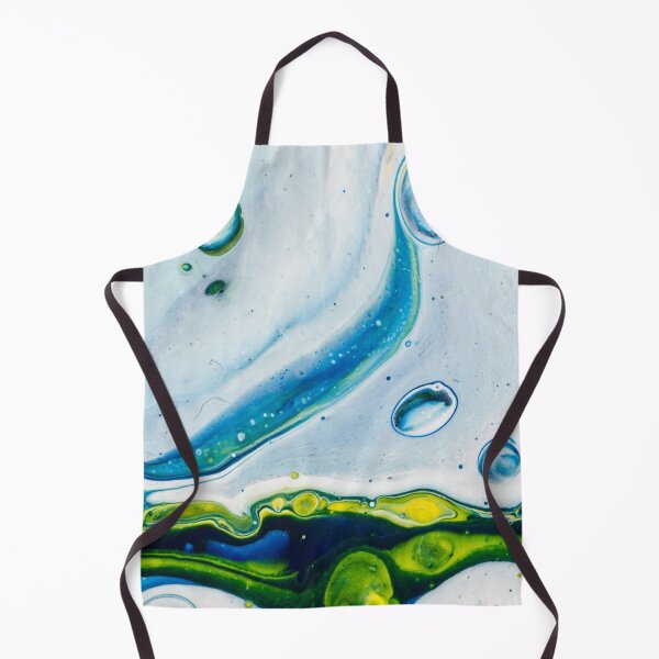 Item preview, Abstract oil drop blue pastel Abstract art- Nature's colors- bestseller designed and sold by August-E.