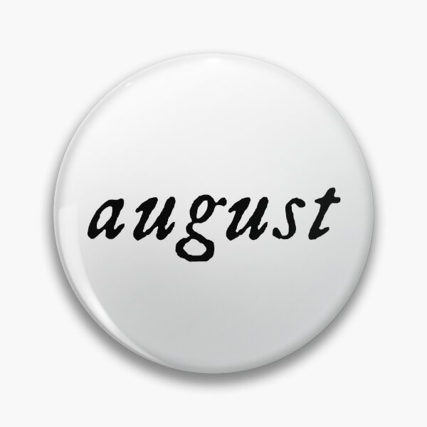 Item preview, august designed and sold by writetyperr.