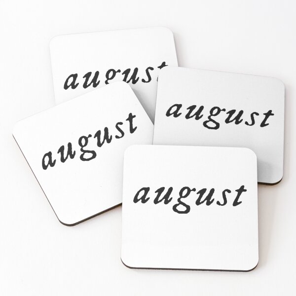 Item preview, august designed and sold by writetyperr.