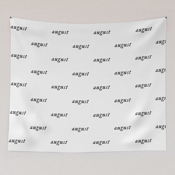 Item preview, august designed and sold by writetyperr.