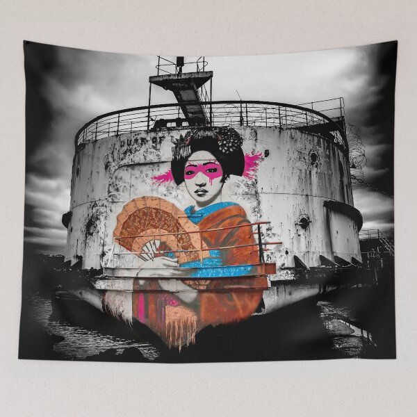 Item preview, Geisha Graffiti designed and sold by AJEvans.
