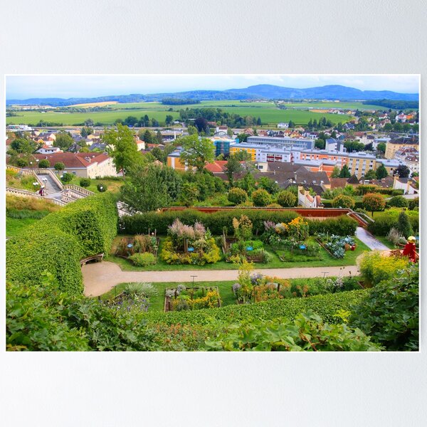 Item preview, Melk Abbey garden and town, Austria designed and sold by FranWest.