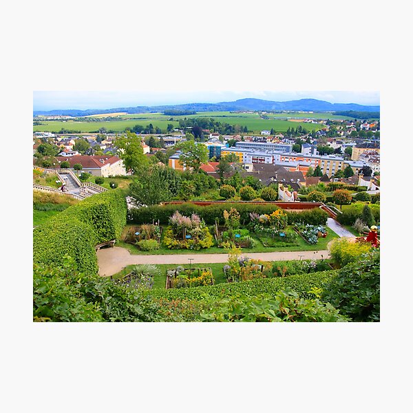 Item preview, Melk Abbey garden and town, Austria designed and sold by FranWest.