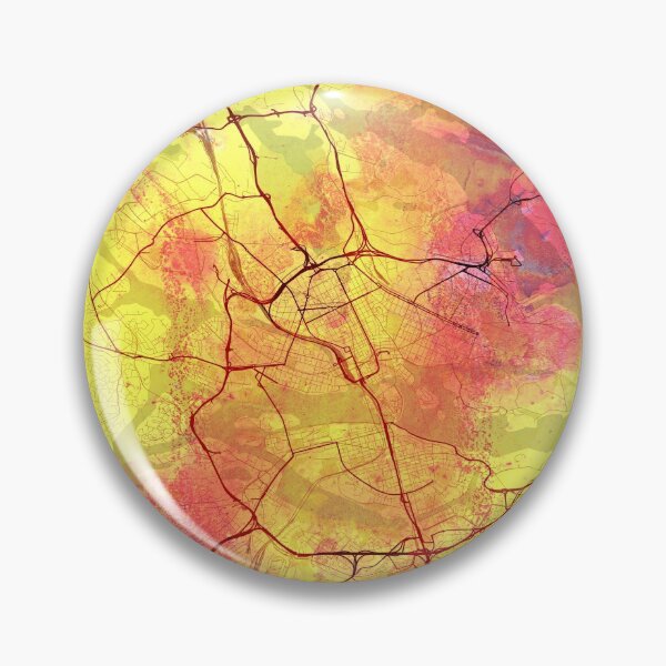 Item preview, Stockholm Sweden Street Map Magma Eruption designed and sold by IvonDesign.