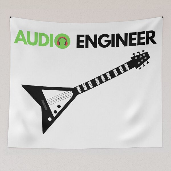 Item preview, Audio Technician Audio Engineer Cool Electric Guitar  designed and sold by OneTimeEngineer.