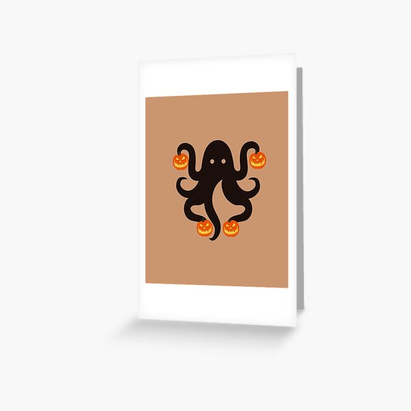 Aperçu de l'œuvre Pieuvre d'Halloween créée et vendue par Momoone @ Sakorn shop.