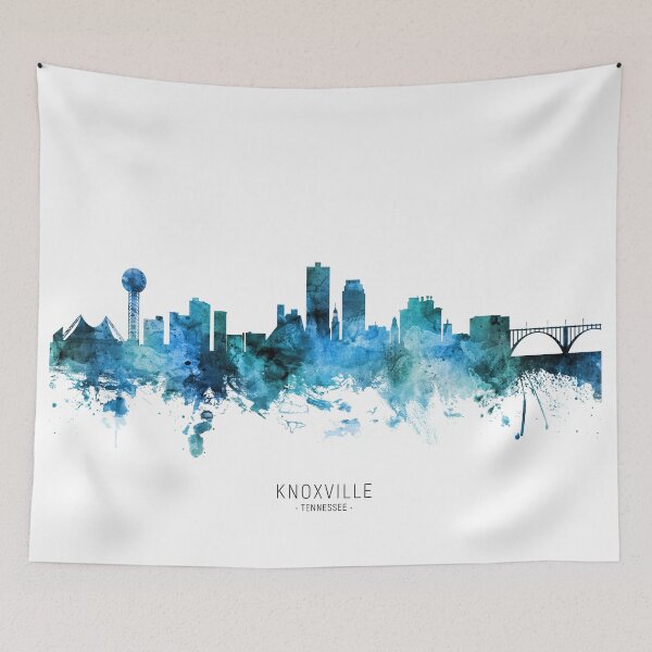 Item preview, Knoxville Tennessee Skyline designed and sold by ArtPrints.