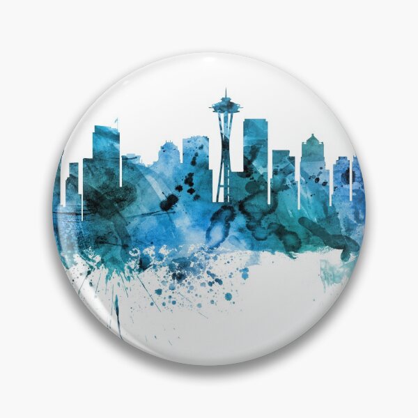 Item preview, Seattle Washington Skyline designed and sold by ArtPrints.