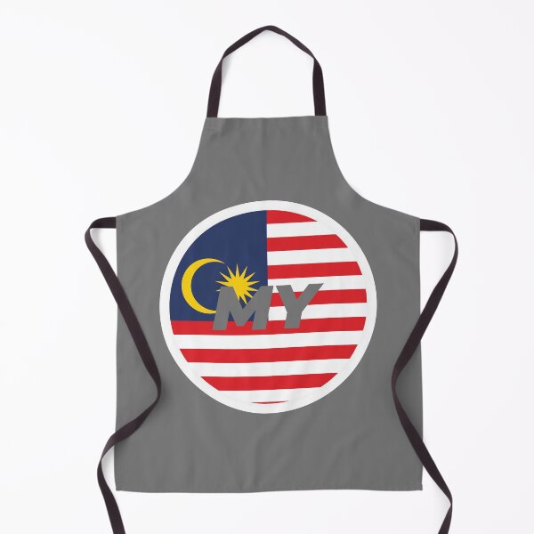 Item preview, Malaysia | Round Flag With Country Code designed and sold by CarlosAlberto.