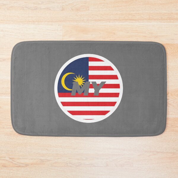 Item preview, Malaysia | Round Flag With Country Code designed and sold by CarlosAlberto.