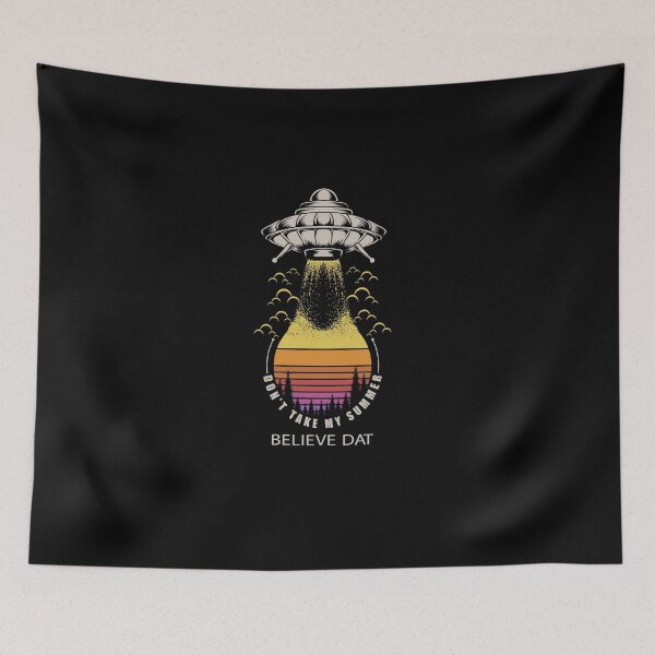 Item preview, Alien UFO Believe Dat Awesome Fan Design designed and sold by diab diab.