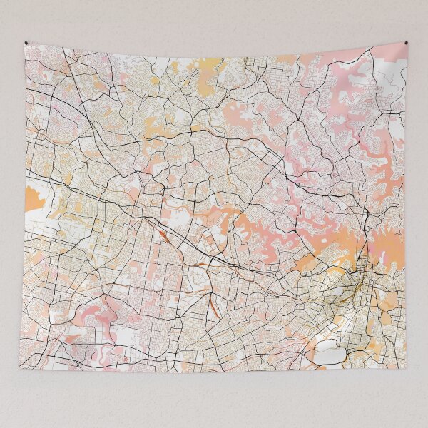 Item preview, Sydney Australia Street Map Color designed and sold by IvonDesign.