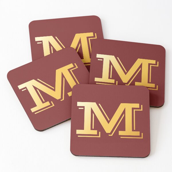 Item preview, Gold Monogram Initial Letter M designed and sold by BleuSky.