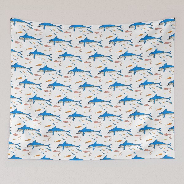 Item preview, Minoan Mycenaean Dolphins Fresco from Knossos c. 1500 BC Pattern designed and sold by yisela.