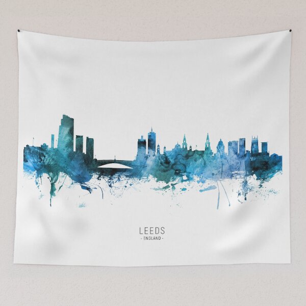 Item preview, Leeds England Skyline designed and sold by ArtPrints.