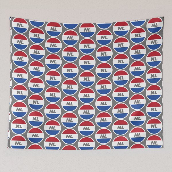 Item preview, Netherlands | Round Flag With Country Code designed and sold by CarlosAlberto.